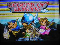 une photo d'Ã©cran de Legend of Wukong sur Sega Megadrive
